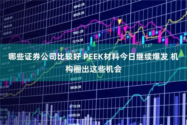 哪些证券公司比较好 PEEK材料今日继续爆发 机构圈出这些机会