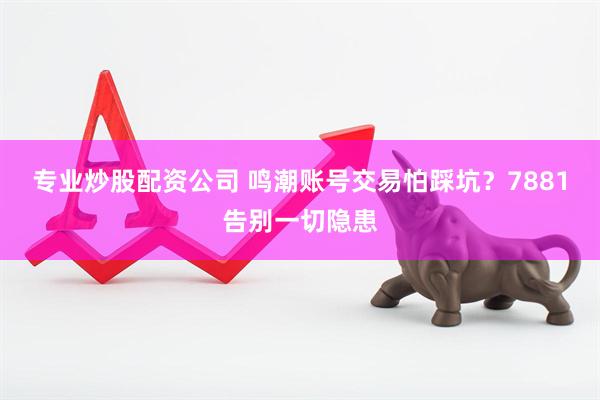 专业炒股配资公司 鸣潮账号交易怕踩坑？7881告别一切隐患